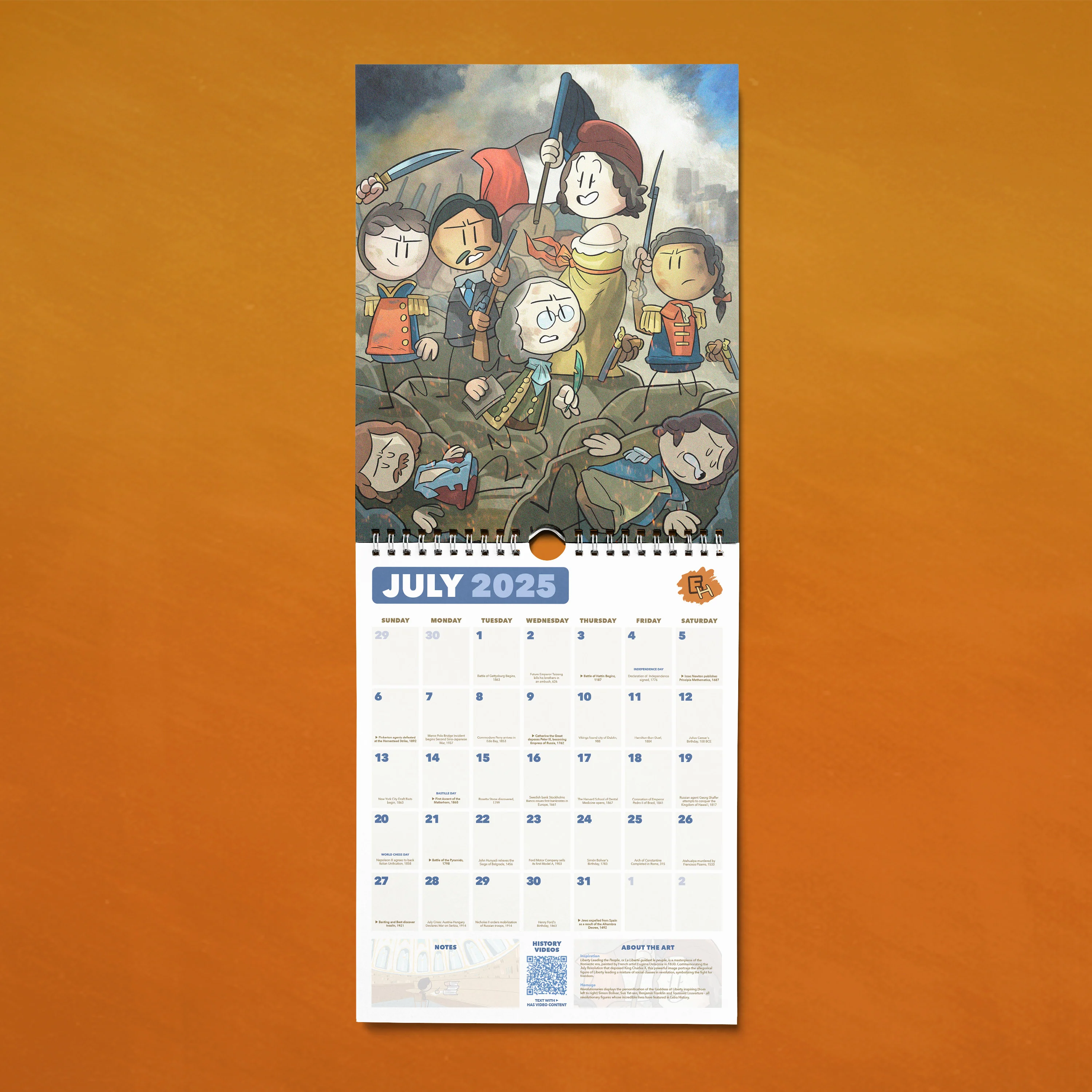Extra History 2025 "History Happens Every Day" Calendar - Image 3