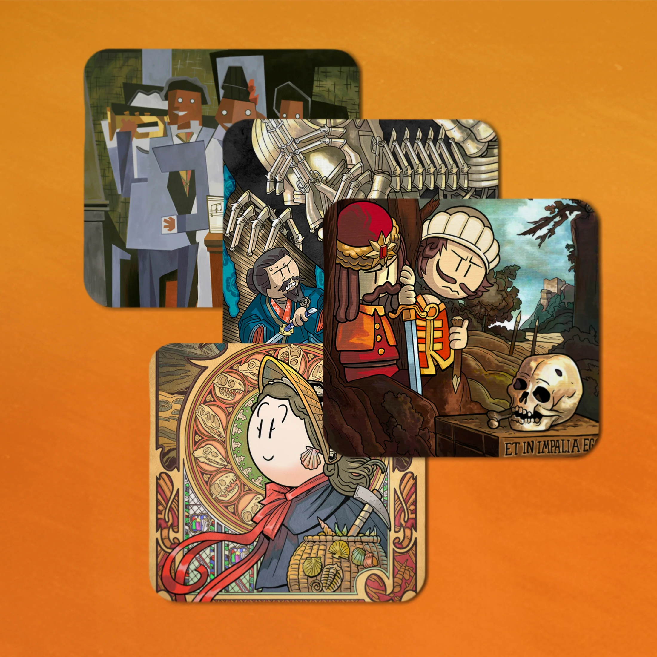 Extra History 2026 Calendar Table Coasters Pack (4 Coasters)