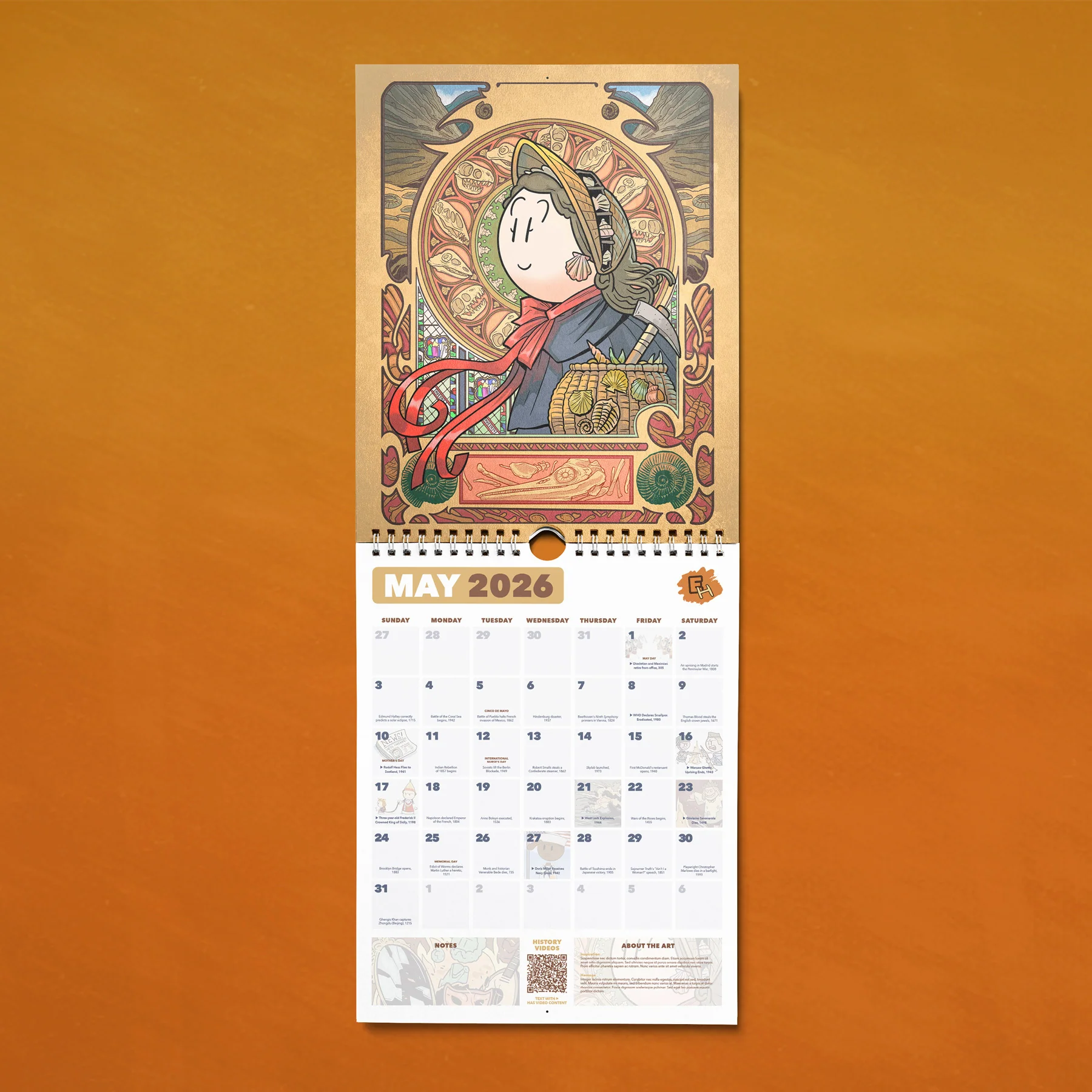 Extra History 2026 "History Happens Every Day" Calendar - Image 2