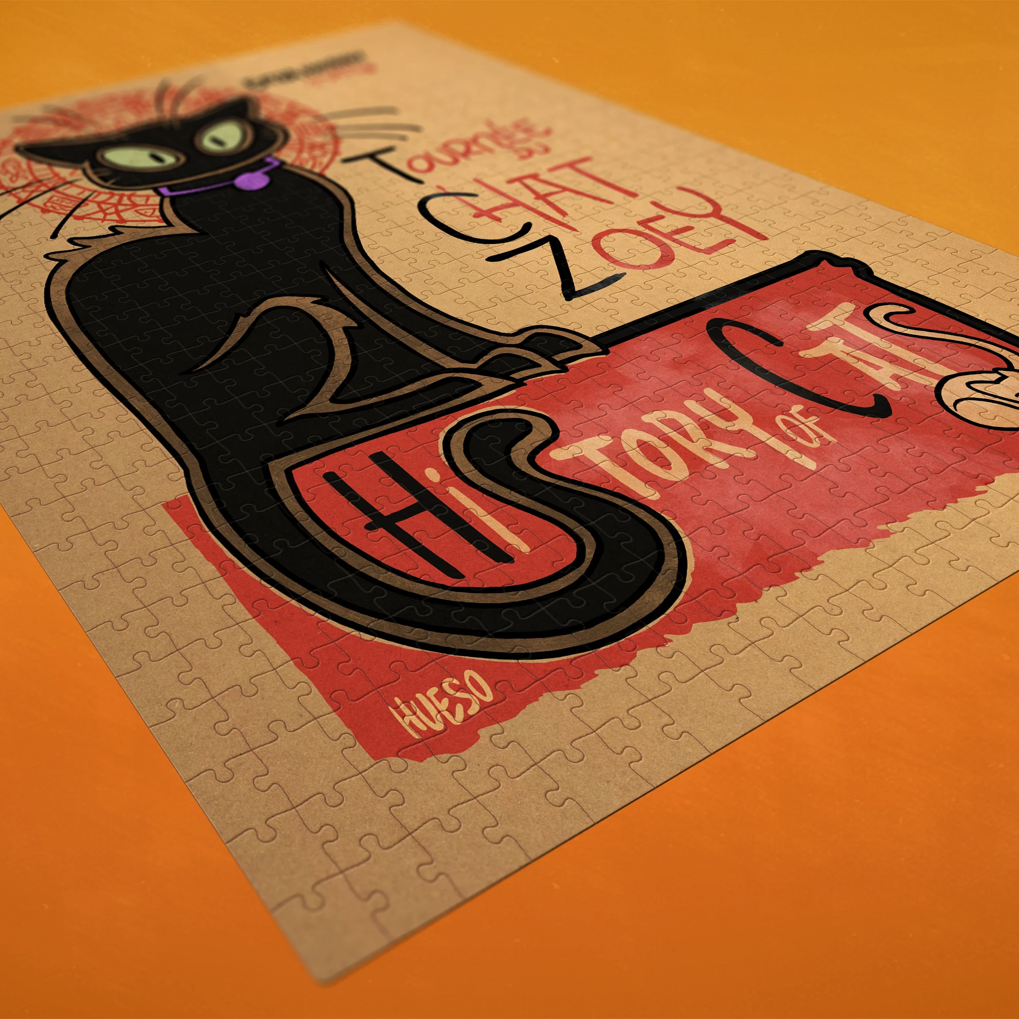 Extra History Zoey Noir History of Cats Puzzle - Image 2